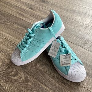 New suede adidas shell tops